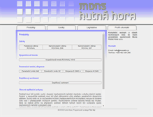 Tablet Screenshot of monskh.cz